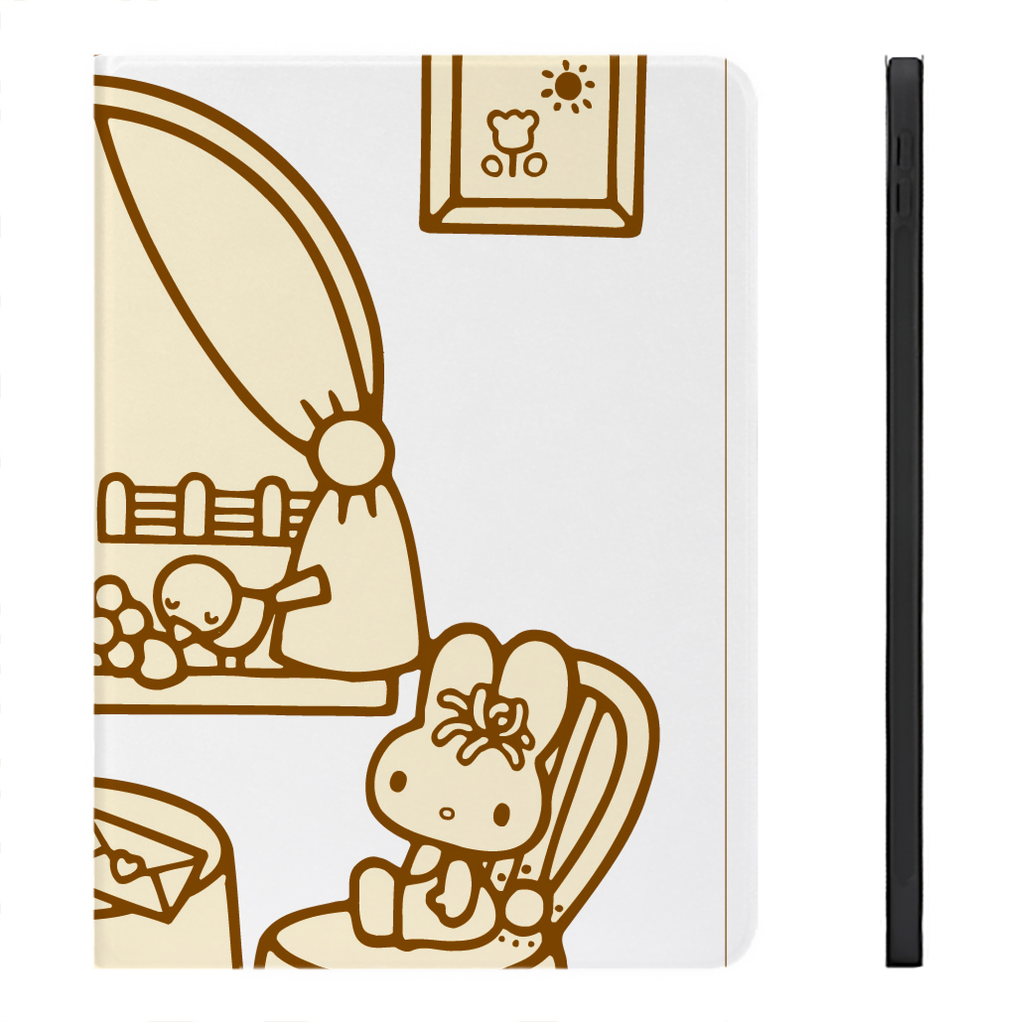 （画像用） Hello Kitty ハローキティ IPadケース ペンホルダー付き ブックスタイルデザイン